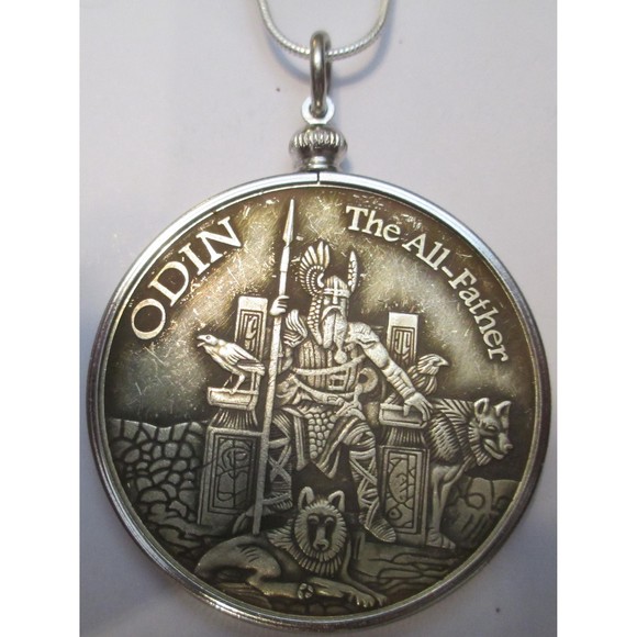 NEW-Norse Gods Freya & Odin Necklace, Two Necklaces in One - Picture 2 of 7